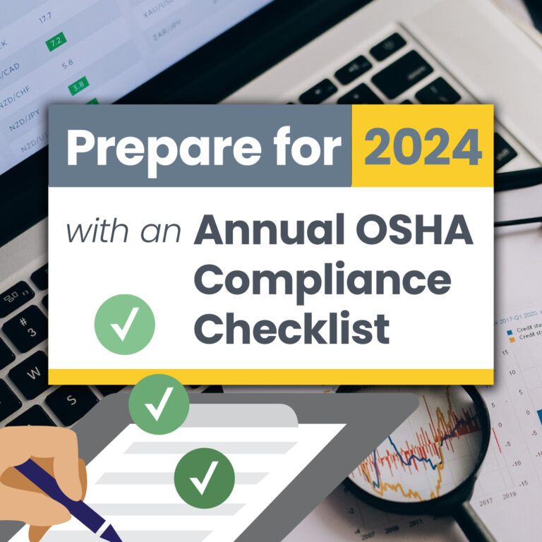 Prepare for 2024 with an Annual OSHA Compliance Checklist EHS & OSHA